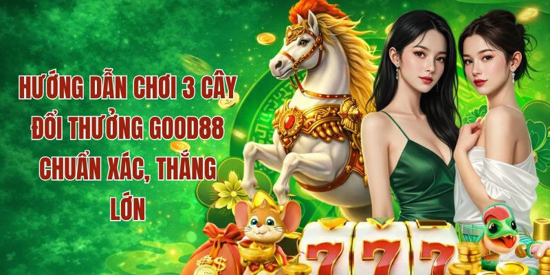 Hướng dẫn chơi 3 cây đổi thưởng tại Good88